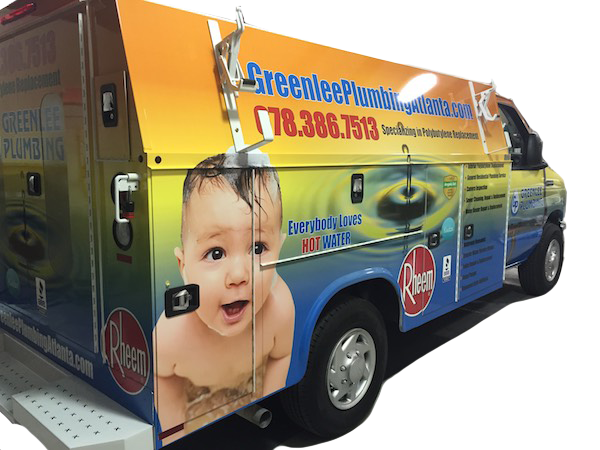 Greenlee Plumbing service truck Greenlee Plumbing service truck